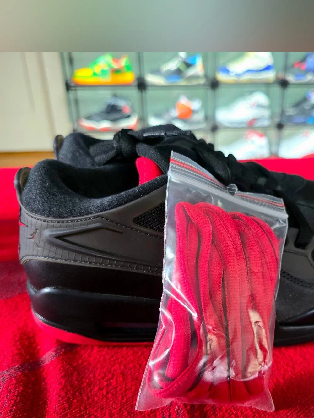 Air Jordan 4 RM Reimagined Black Varsity Red